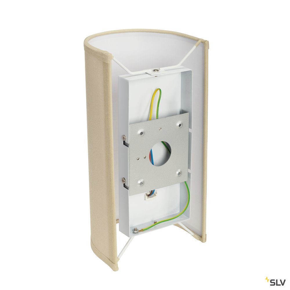 SLV SOPRANA Wandleuchte, WL-2, beige, E27, max. 40W
