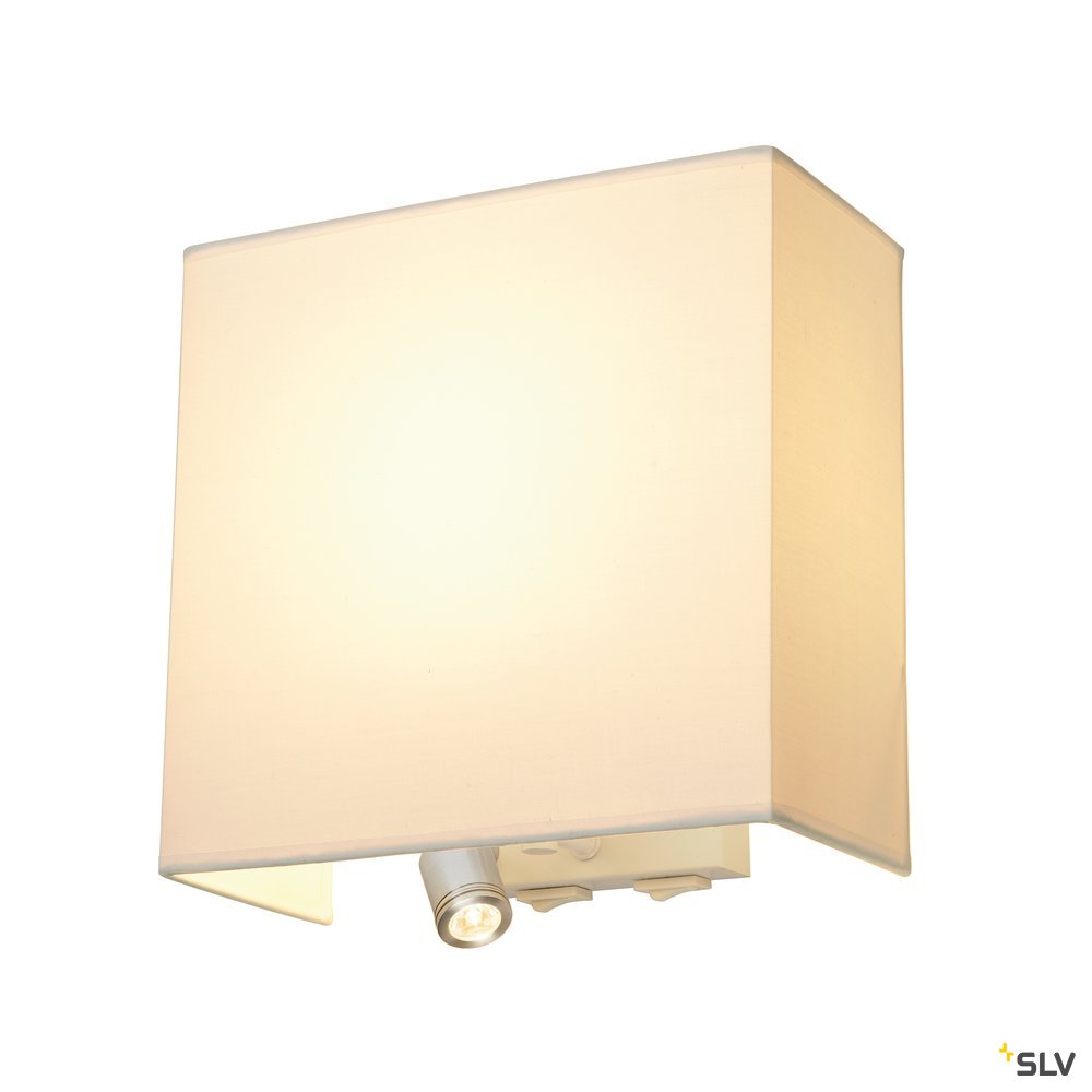 SLV ACCANTO LEDspot Wandleuchte, weiss, E27, LED 3000K, max. 24W
