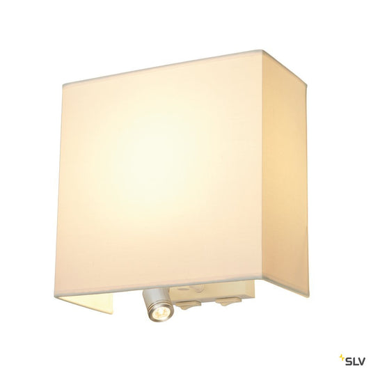 SLV ACCANTO LEDspot Wandleuchte, weiss, E27, LED 3000K, max. 24W