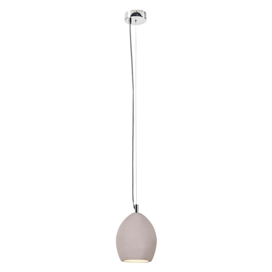 SLV SOPRANA SOLID Pendelleuchte, PD-1, grau, E14, max. 11W ESL