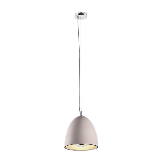 SLV SOPRANA SOLID Pendelleuchte, PD-2, rund, E27, max. 60W, Beton, mit Reflektor