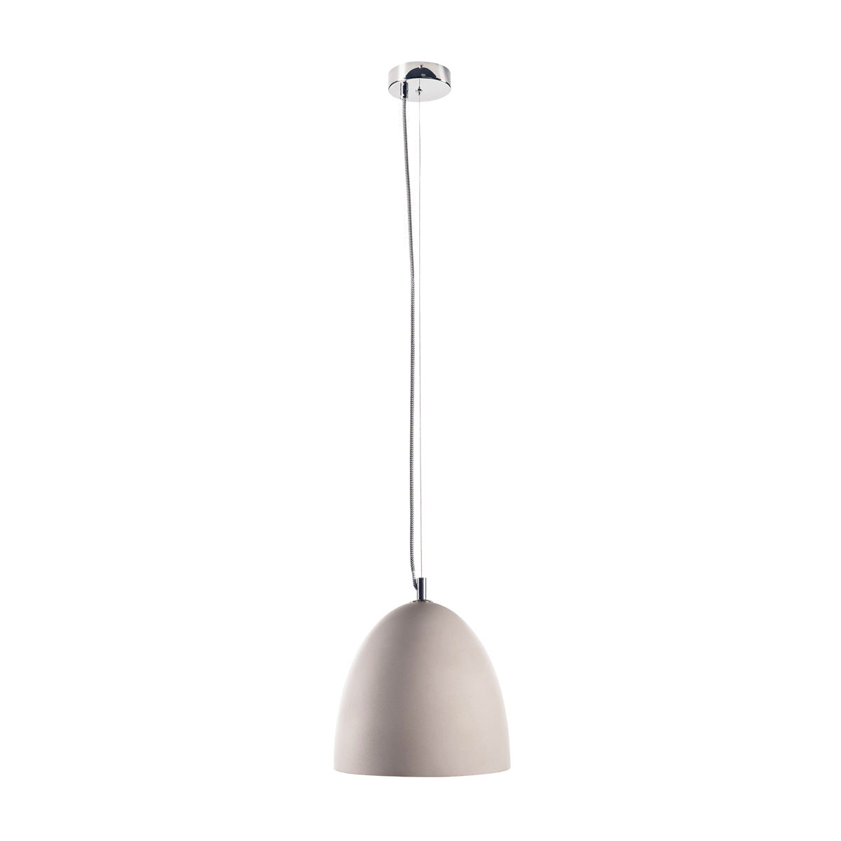SLV SOPRANA SOLID Pendelleuchte, PD-2, rund, E27, max. 60W, Beton, mit Reflektor