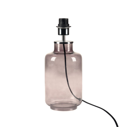 SLV FENDA, Tischleuchte, Leuchtenfuß, A60, Glas, ohne Schirm, max. 40W, inkl. Schalter im Netzkabel