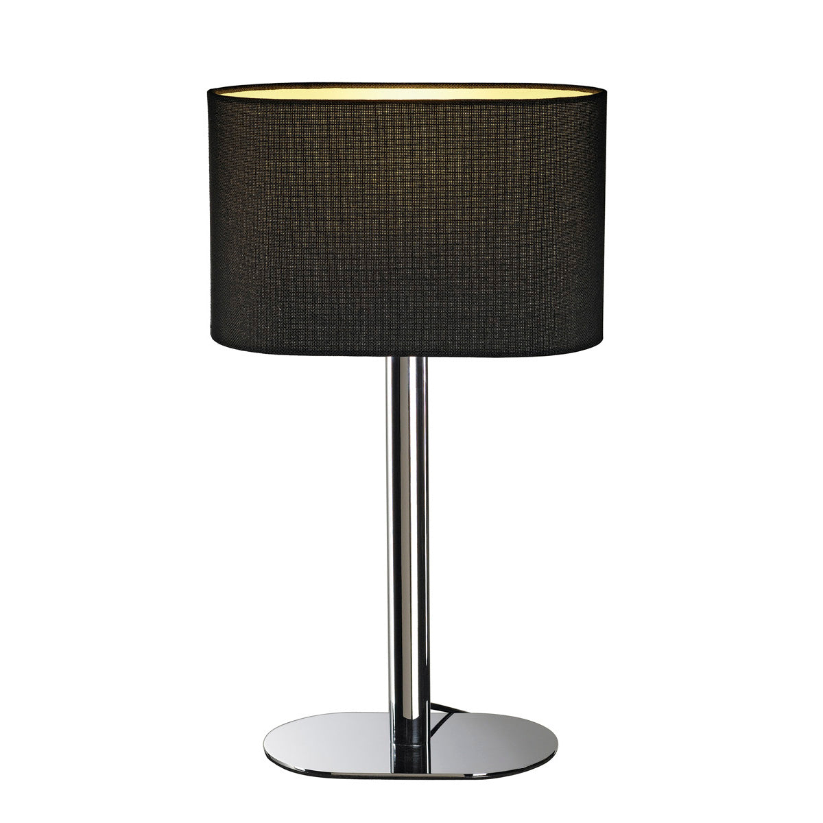 SLV SOPRANA OVAL Tischleuchte TL-1, schwarzes Textil, E27, max. 60W