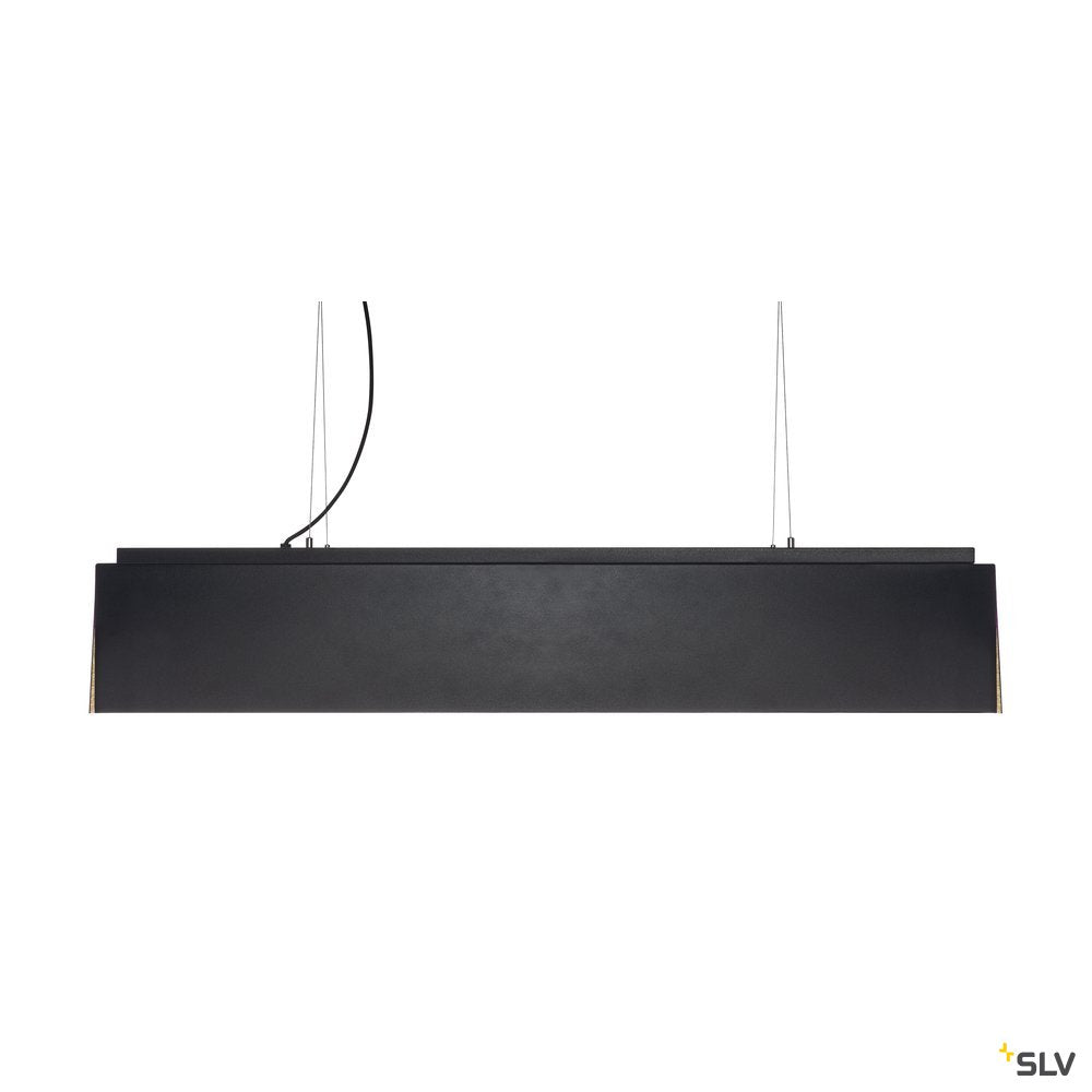 SLV AVENTO 110 PD, LED Indoor Pendelleuchte, schwarz/gold, 3000K