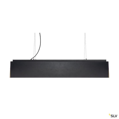 SLV AVENTO 110 PD, LED Indoor Pendelleuchte, schwarz/gold, 3000K