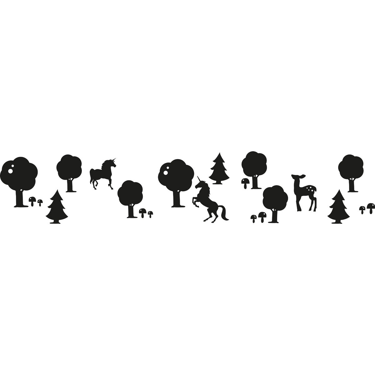 SLV Sticker Fairytale, schwarz,inkl. Rakel