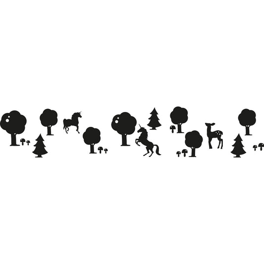 SLV Sticker Fairytale, schwarz,inkl. Rakel