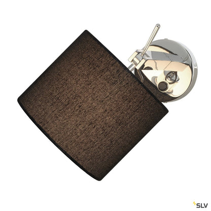 SLV TENORA Wandleuchte, WL-1, schwarz, E27 max. 60W