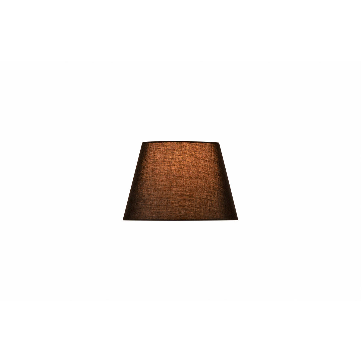 SLV FENDA, Leuchtenschirm, konisch, schwarz, Ø/H 30/20 cm