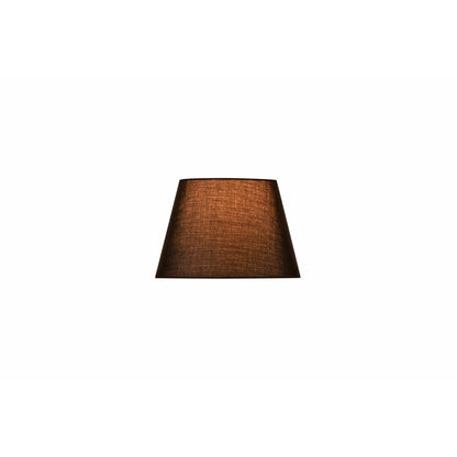 SLV FENDA, Leuchtenschirm, konisch, schwarz, Ø/H 30/20 cm