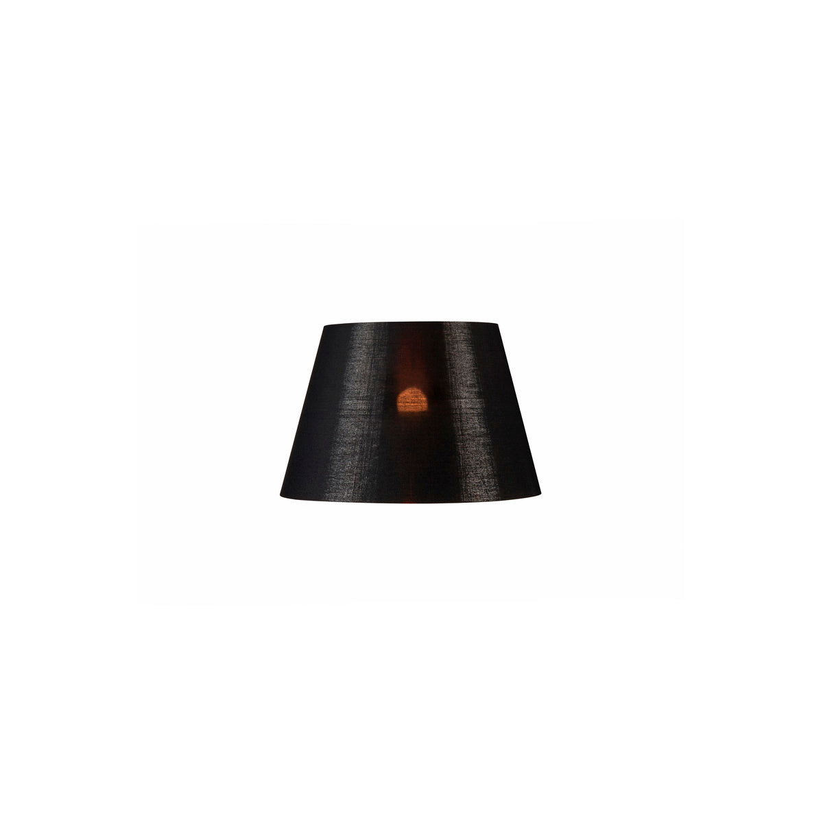 SLV FENDA, Leuchtenschirm, konisch, schwarz/kupfer, Ø/H 30/20 cm