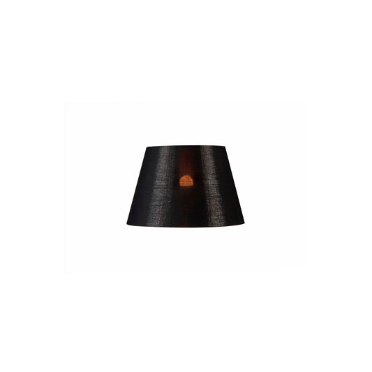 SLV FENDA, Leuchtenschirm, konisch, schwarz/kupfer, Ø/H 30/20 cm