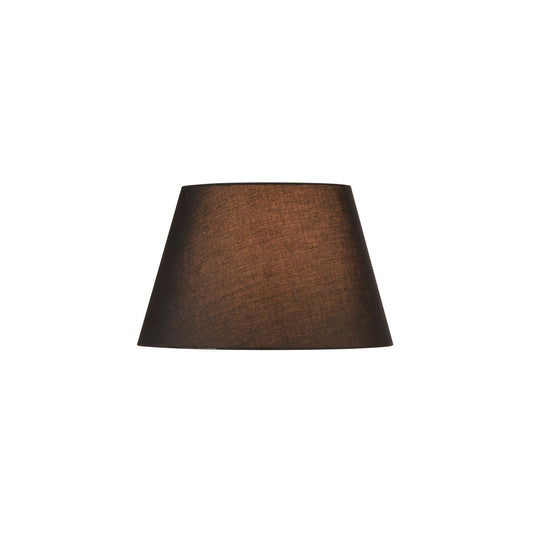 SLV FENDA, Leuchtenschirm, konisch, schwarz, Ø/H 45,5/28 cm
