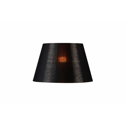 SLV FENDA, Leuchtenschirm, konisch, schwarz/kupfer, Ø/H 45,5/28 cm