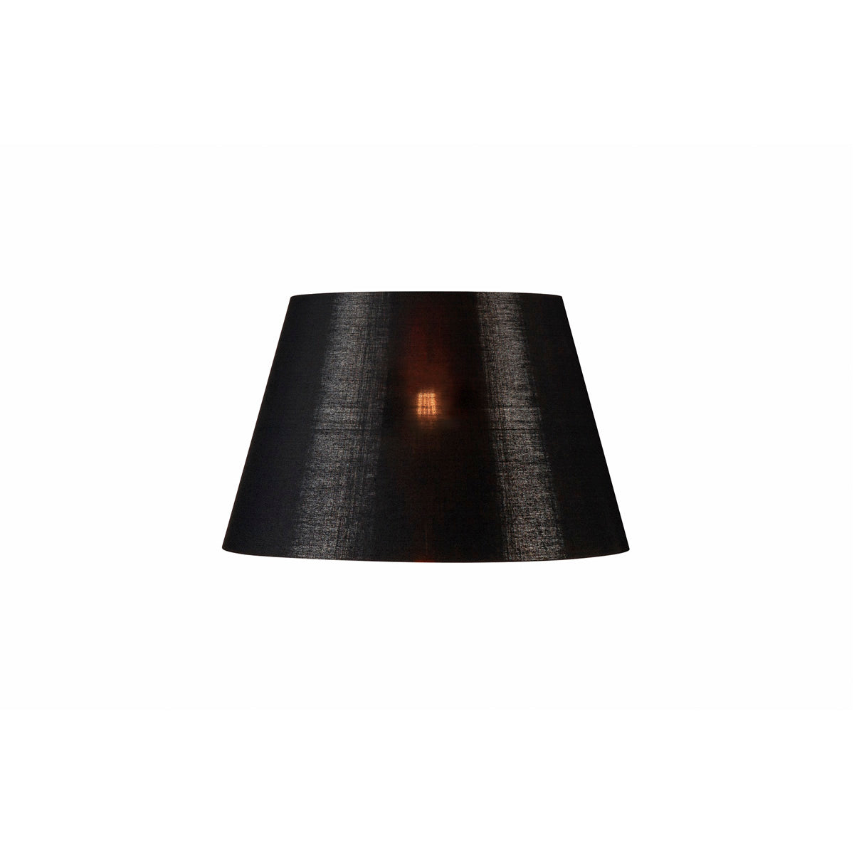 SLV FENDA, Leuchtenschirm, konisch, schwarz/kupfer, Ø/H 45,5/28 cm