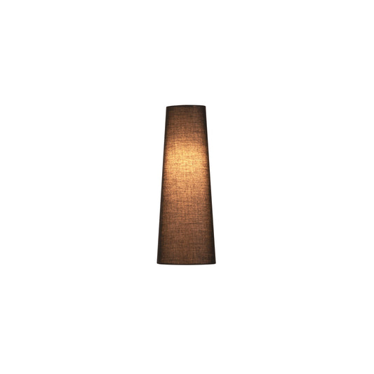 SLV FENDA, Leuchtenschirm, konisch, schwarz, Ø/H 15/40 cm