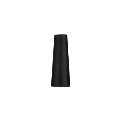 SLV FENDA, Leuchtenschirm, konisch, schwarz, Ø/H 15/40 cm