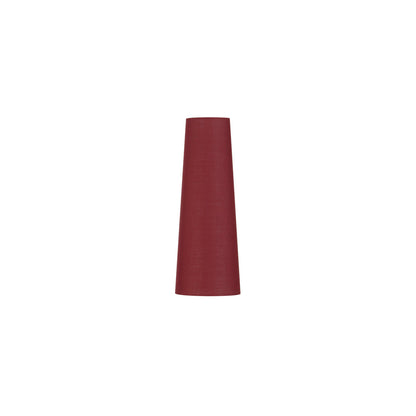 SLV FENDA, Leuchtenschirm, konisch, weinrot, Ø/H 15/40 cm