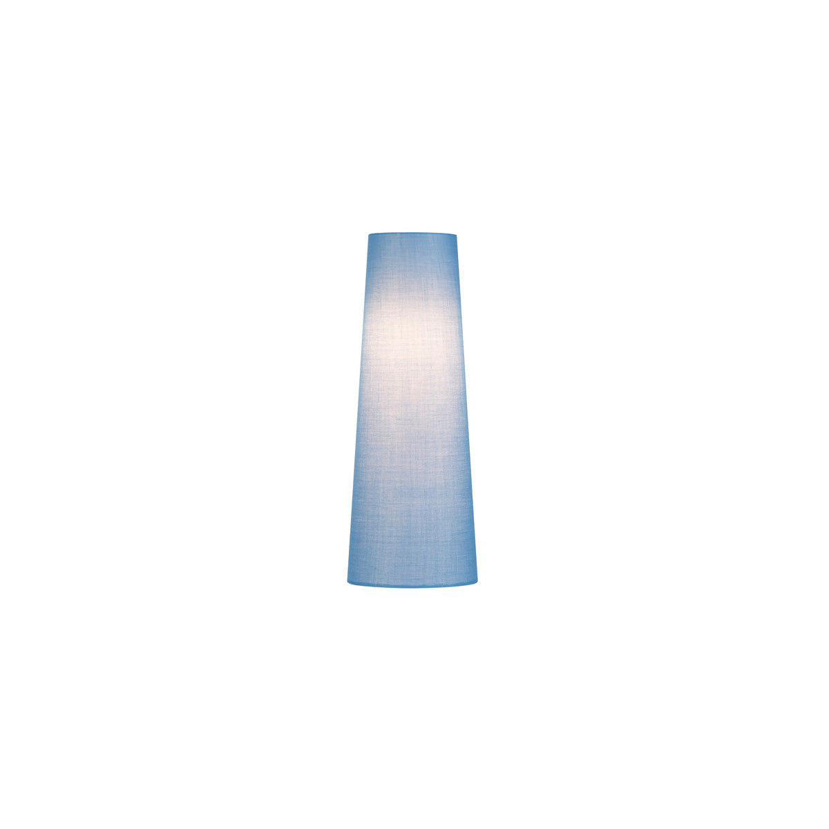 SLV FENDA, Leuchtenschirm, konisch, blau, Ø/H 15/40 cm