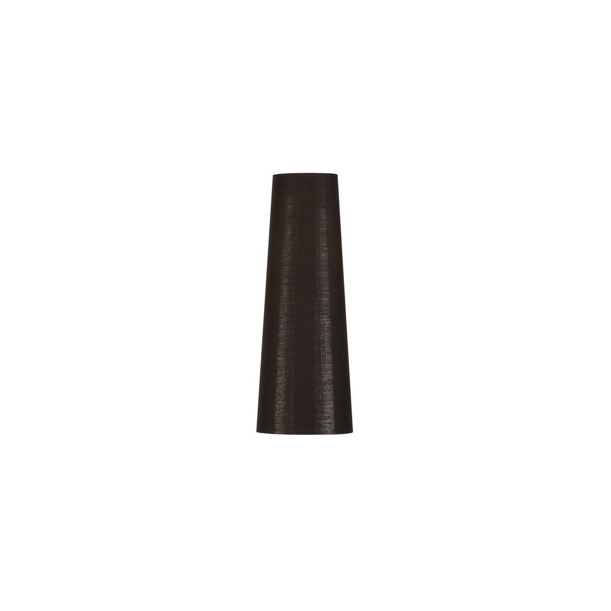 SLV FENDA, Leuchtenschirm, konisch, schwarz/kupfer, Ø/H 15/40 cm