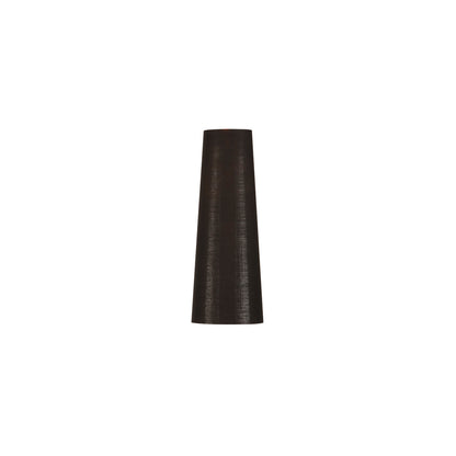 SLV FENDA, Leuchtenschirm, konisch, schwarz/kupfer, Ø/H 15/40 cm