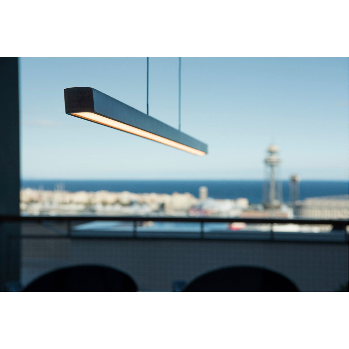 SLV VINCELLI 2, Pendelleuchten, LED, 2700K, Bambus dunkel, dimmbar, 29W