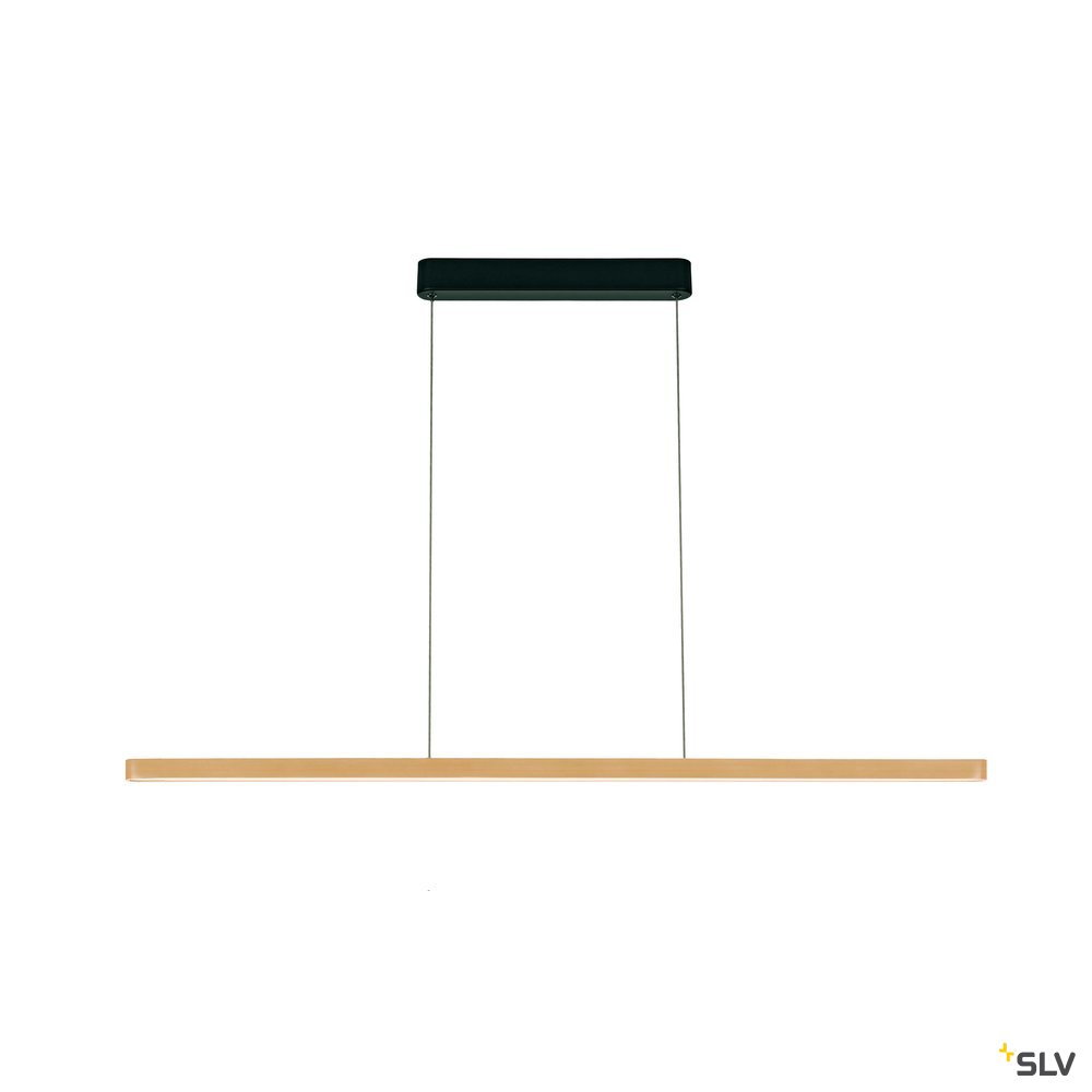 SLV VINCELLI 2, Pendelleuchten, LED, 2700K, Bambus hell, dimmbar, 29W