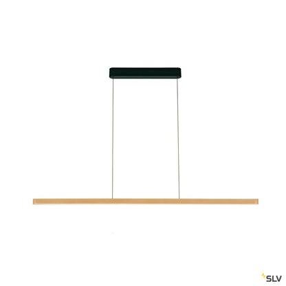SLV VINCELLI 2, Pendelleuchten, LED, 2700K, Bambus hell, dimmbar, 29W