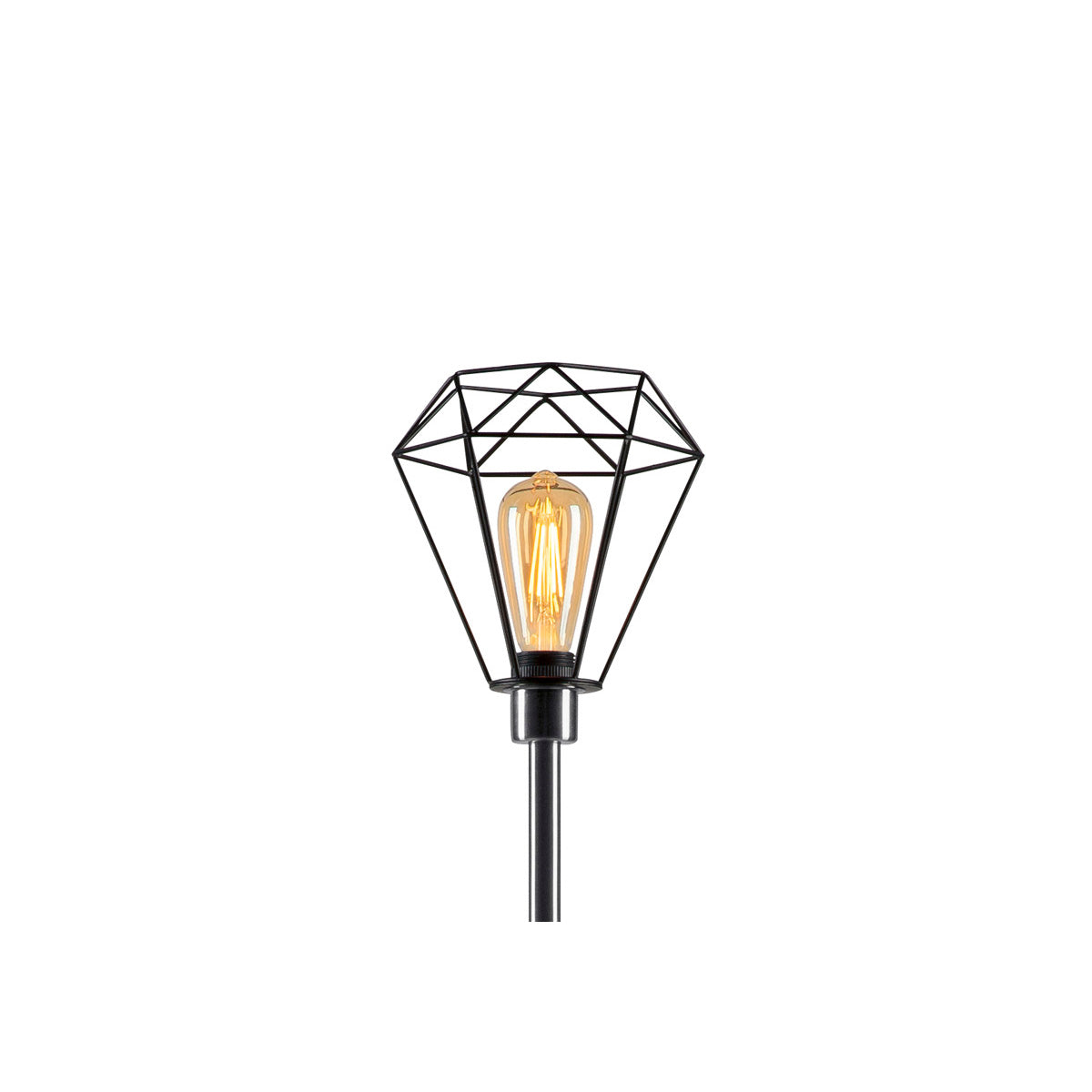 SLV FENDA, Leuchtenschirm, Gitterschirm, mattschwarz, L/B/H 20,5/18/20,5 cm