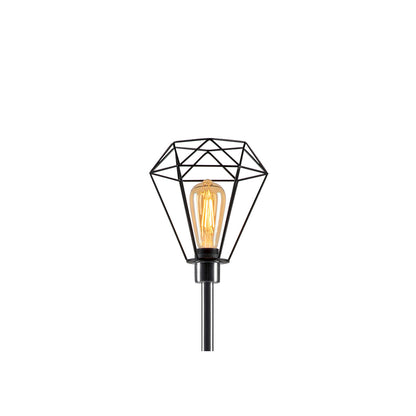 SLV FENDA, Leuchtenschirm, Gitterschirm, mattschwarz, L/B/H 20,5/18/20,5 cm