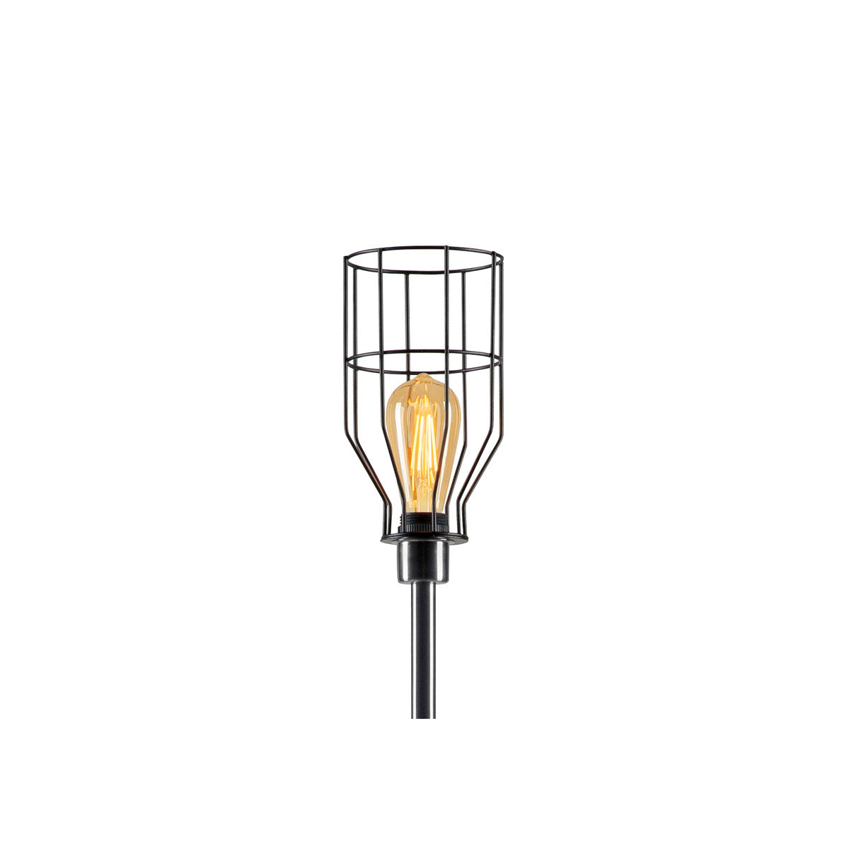 SLV FENDA, Leuchtenschirm, Gitterschirm, mattschwarz, Ø/H 14/24 cm
