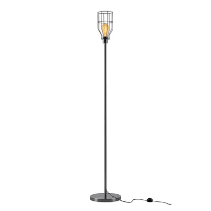 SLV FENDA, Leuchtenschirm, Gitterschirm, mattschwarz, Ø/H 14/24 cm