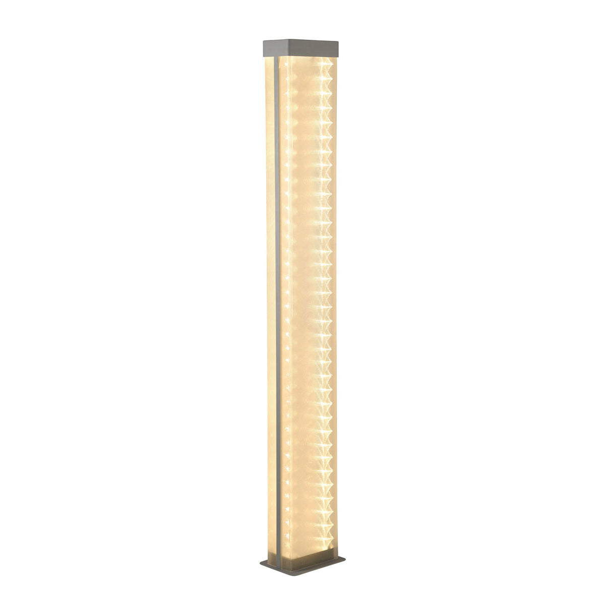 SLV I-LINE TOUCH Standleuchte, silbergrau, LED, 3000K, Acryl Seitenschirme