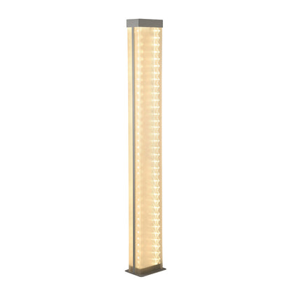 SLV I-LINE TOUCH Standleuchte, silbergrau, LED, 3000K, Acryl Seitenschirme
