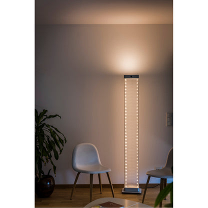 SLV I-LINE TOUCH Standleuchte, silbergrau, LED, 3000K, Acryl Seitenschirme