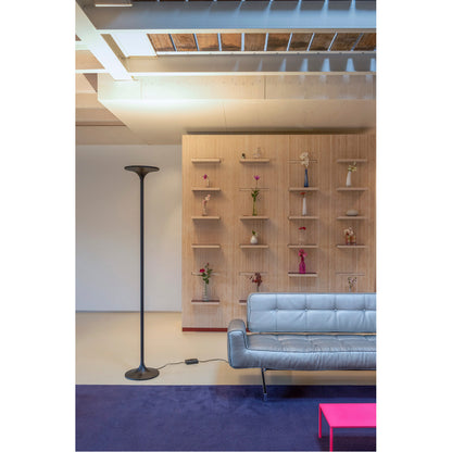 SLV ROMA LED Standleuchte, 30W, mattschwarz, 3000K, Fussdimmer