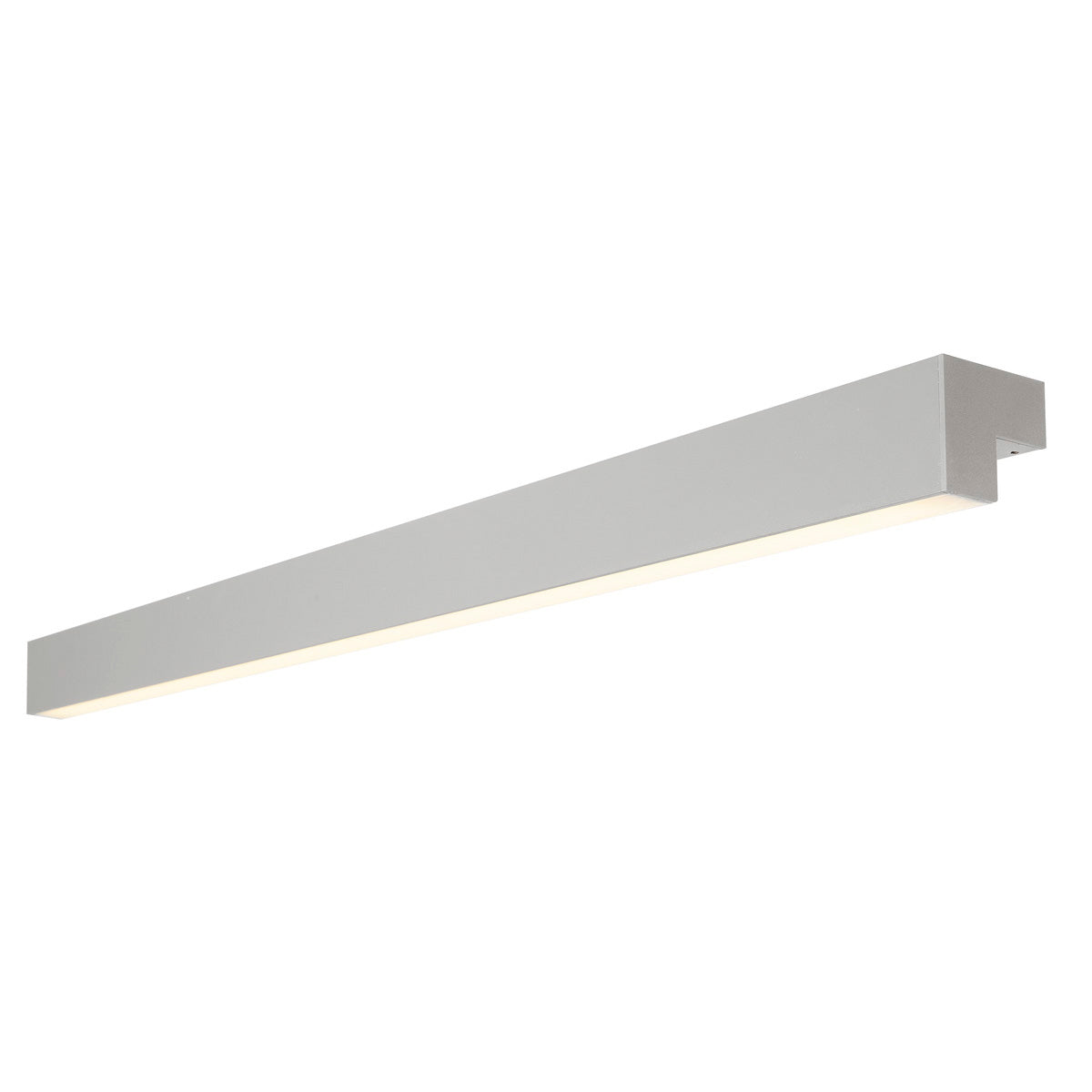 SLV L-LINE 120 LED, Wand- und Deckenleuchte, IP44, 3000K, 3000lm, silber