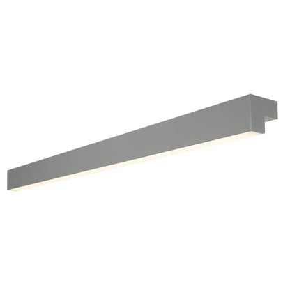 SLV L-LINE 120 LED, Wand- und Deckenleuchte, IP44, 3000K, 3000lm, mausgrau