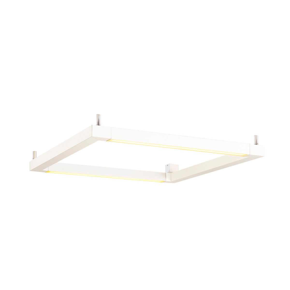 SLV OPEN GRILL LED, Double Twist Wand- und Deckenleuchte, eckig, weiss