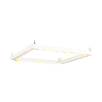 SLV OPEN GRILL LED, Double Twist Wand- und Deckenleuchte, eckig, weiss