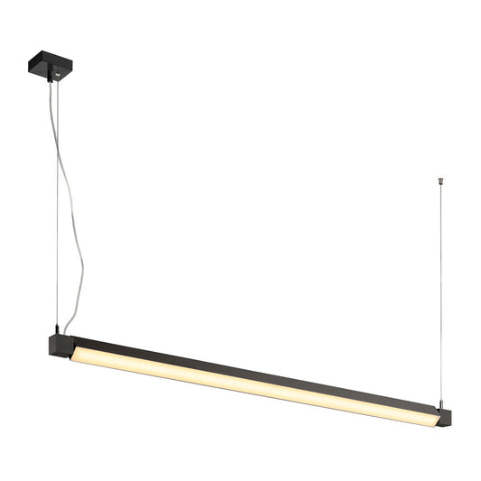 SLV OPEN GRILL LED, Single Twist Pendelleuchte, 1200mm, schwarz