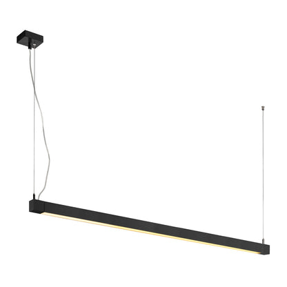SLV OPEN GRILL LED, Single Twist Pendelleuchte, 1200mm, schwarz