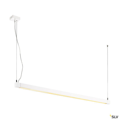 SLV OPEN GRILL LED, Single Twist Pendelleuchte, 1200mm, weiss