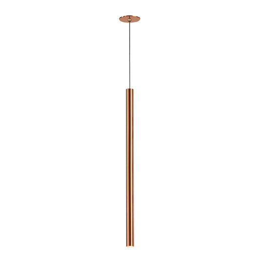 SLV HELIA 60, Pendelleuchte, LED, 3000K, rund, kupfer gebürstet, flache Rosette, 7,5W