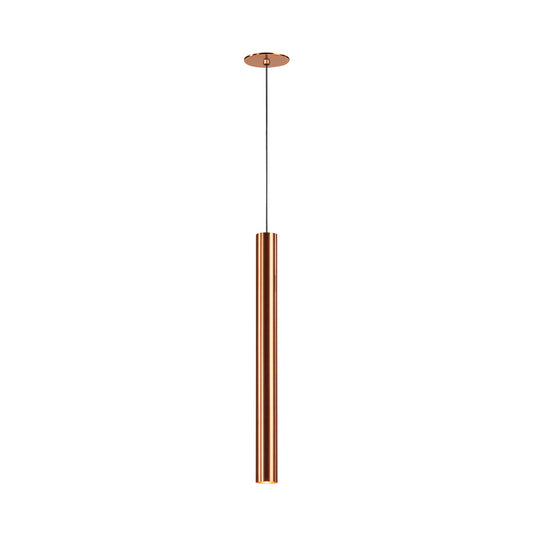 SLV HELIA 45, Pendelleuchte, LED, 3000K, rund, kupfer gebürstet, flache Rosette, 9W