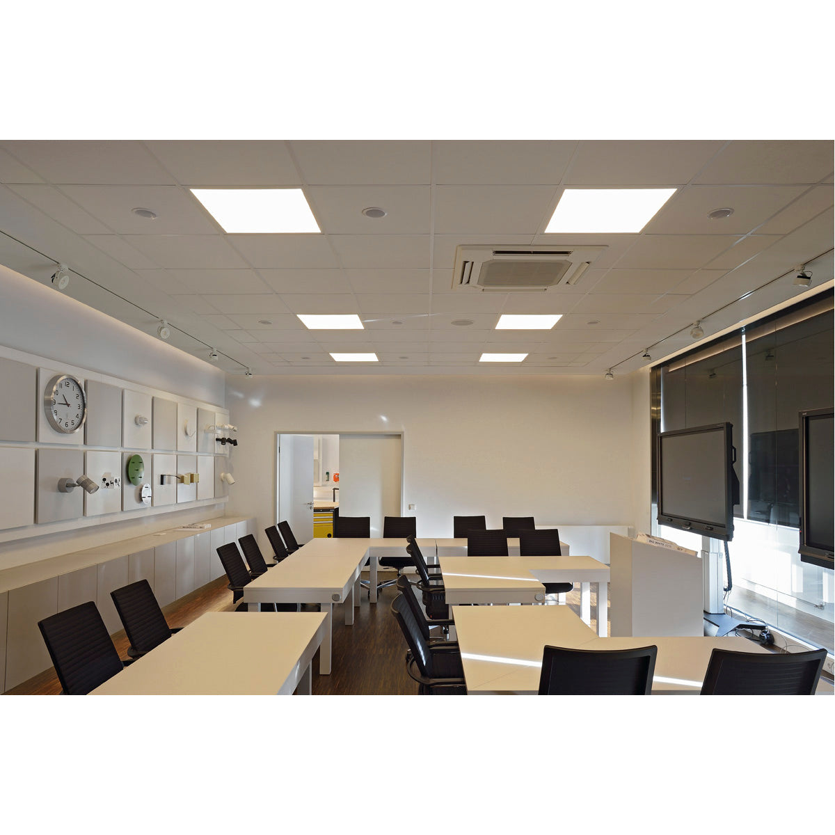 SLV LED PANEL Deckeneinbauleuchte, weiss, 230V, 3000K, 595x595mm