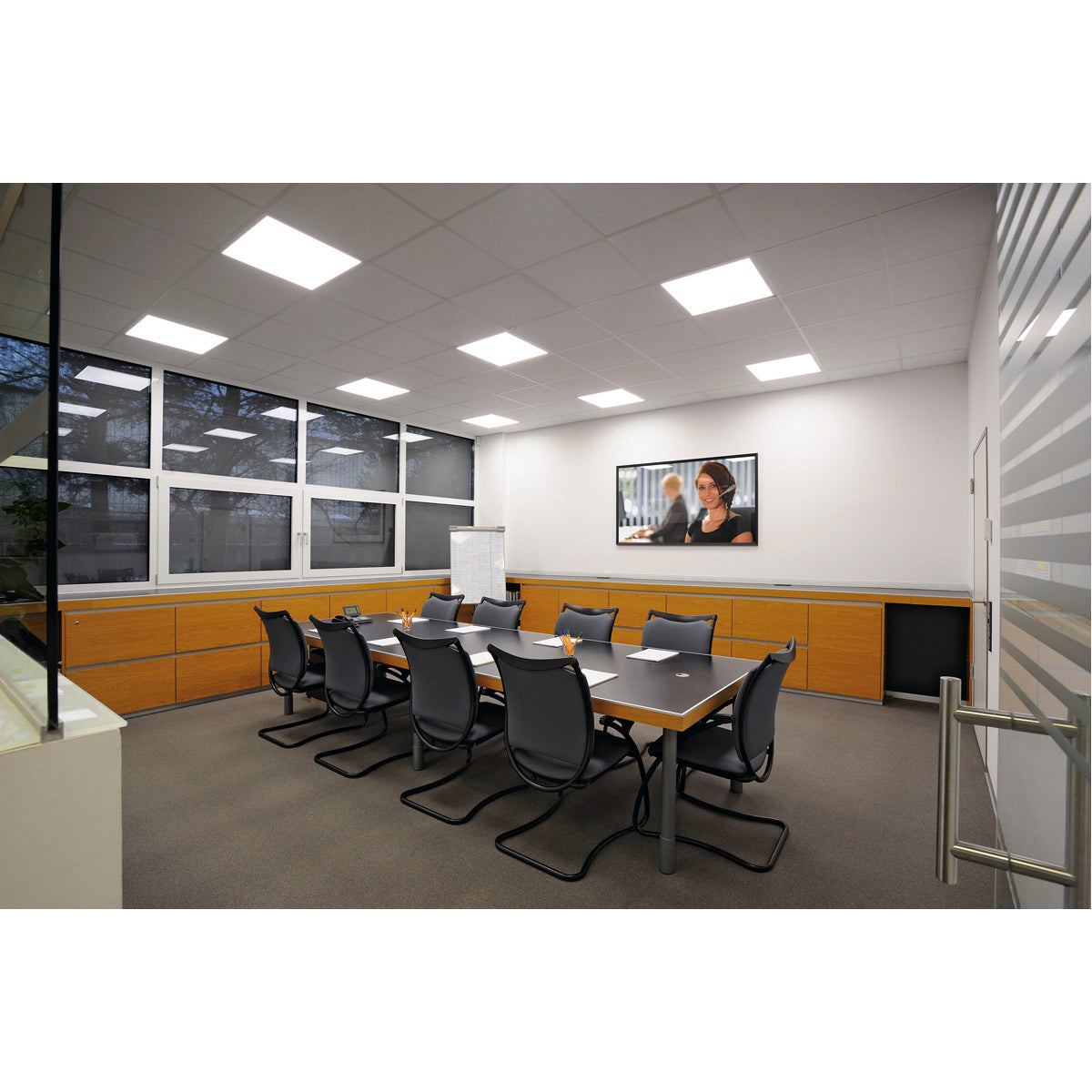 SLV LED PANEL für Rasterdecken, weiss, 230V, 4000K, 620x620mm