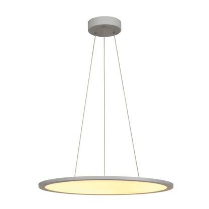SLV LED PANEL ROUND, Pendelleuchte , silbergrau, 360LED, 40W, dimmbar 1-10V, 2700K