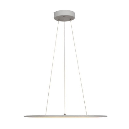 SLV LED PANEL ROUND, Pendelleuchte , silbergrau, 360LED, 40W, dimmbar 1-10V, 2700K